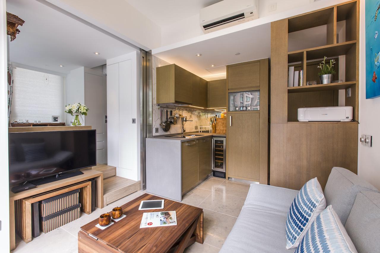 This is How You Design a Tiny Studio Apartment in Hong Kong