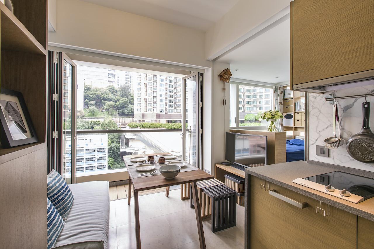 This is How You Design a Tiny Studio Apartment in Hong Kong