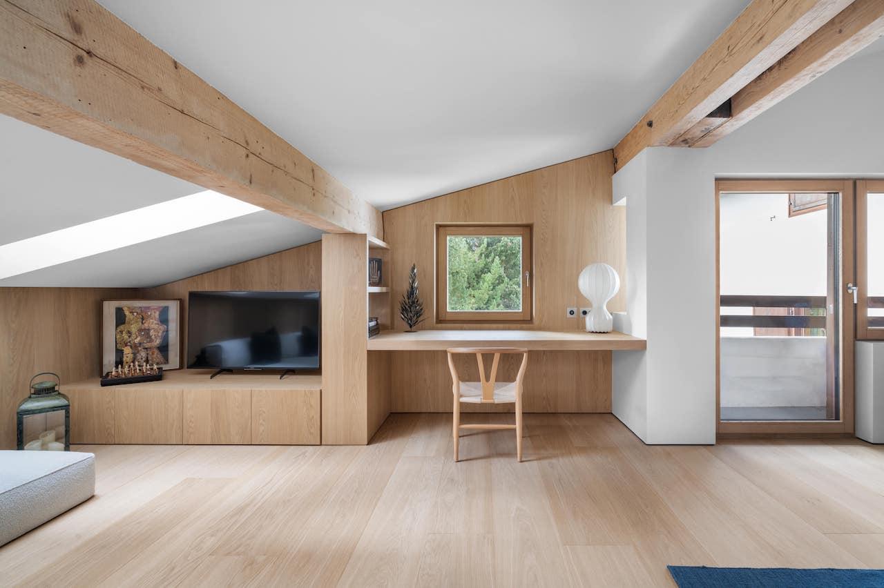 Wood Features Prominently in this Beautiful Switzerland Penthouse 