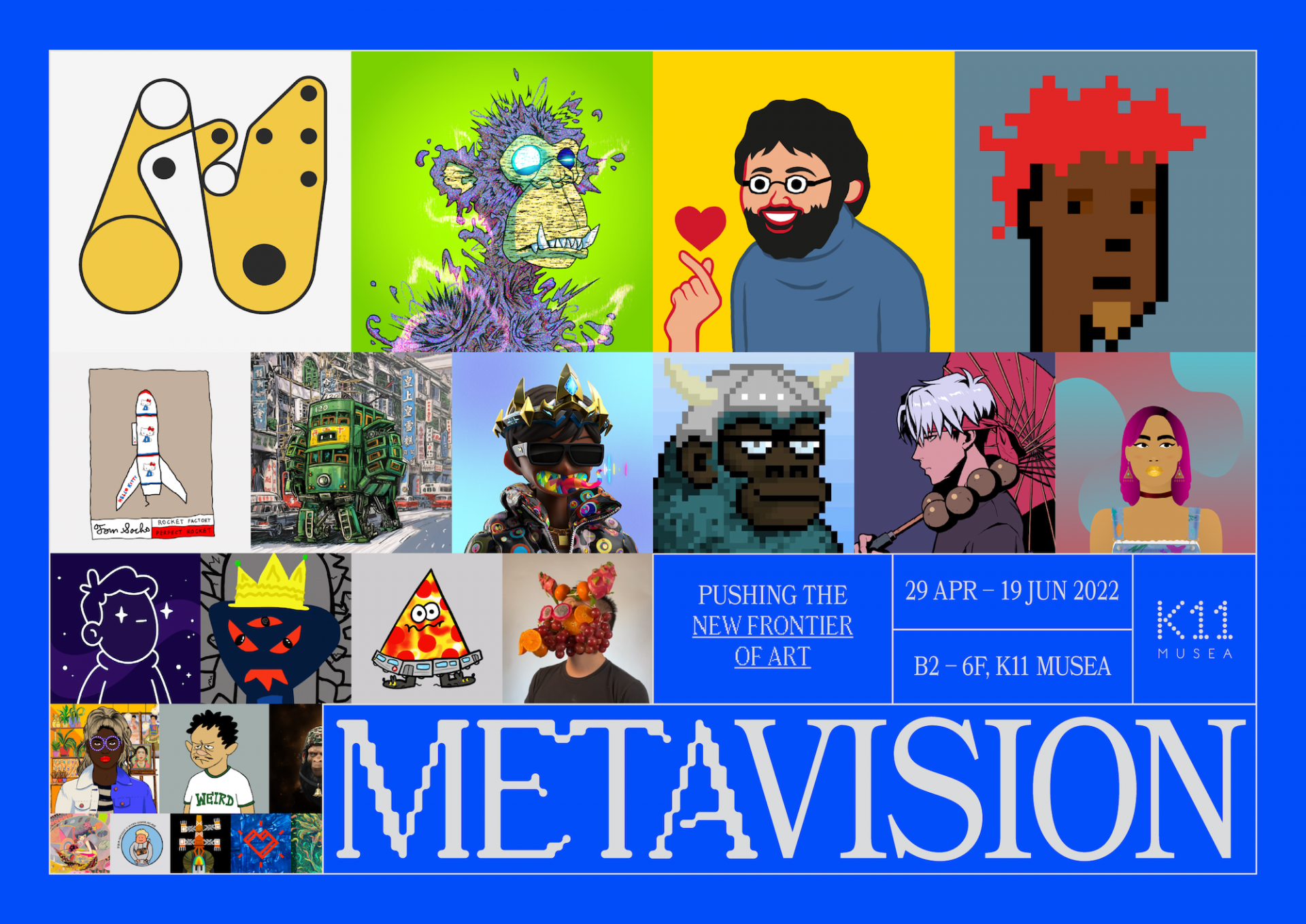 K11 MUSEA大型NFT藝術展「METAVISION」，開啟元宇宙創意之旅