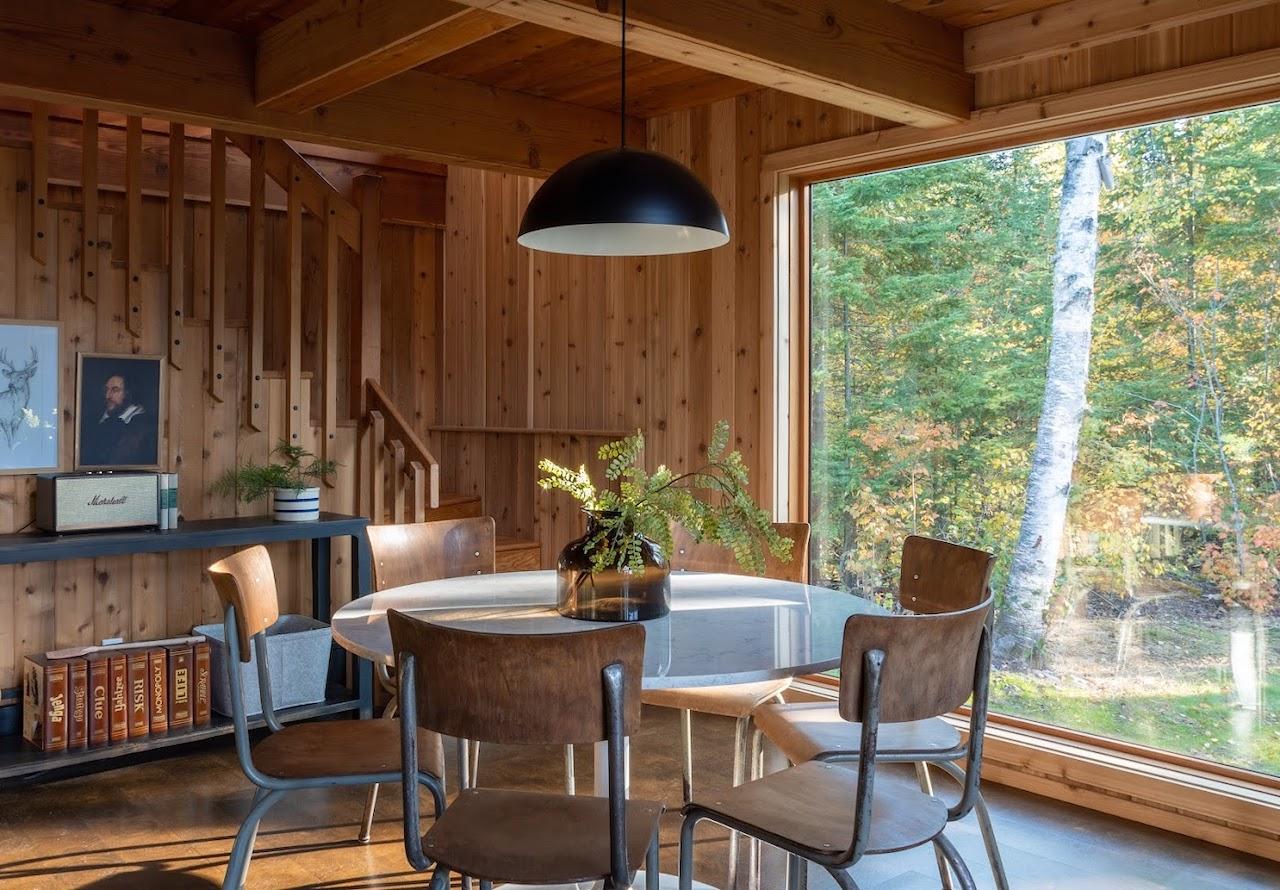 Into the Woods: The Transformation of a 70s A-Frame Cabin in Minnesota