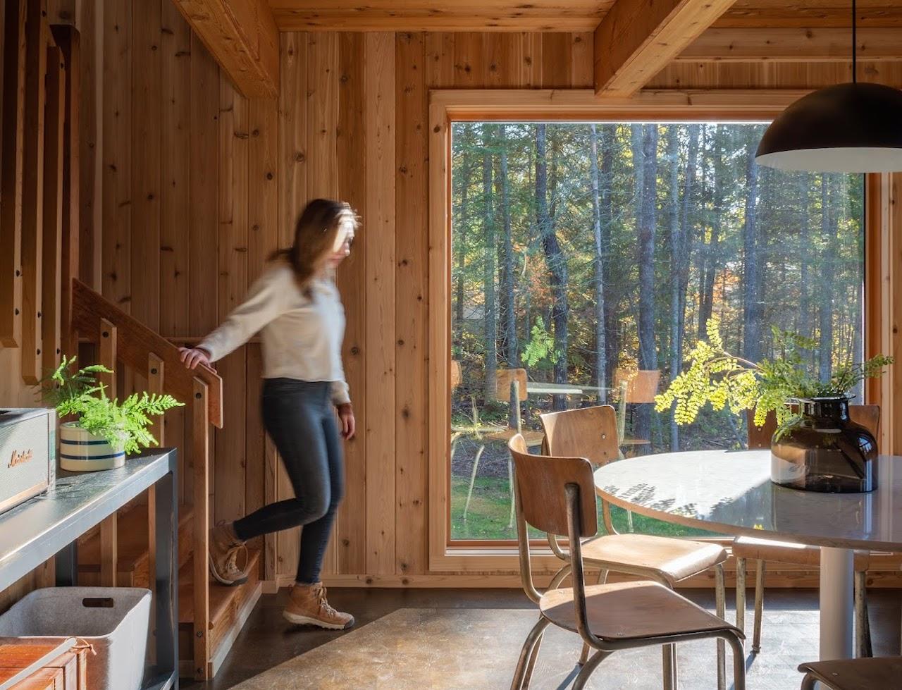 Into the Woods: The Transformation of a 70s A-Frame Cabin in Minnesota