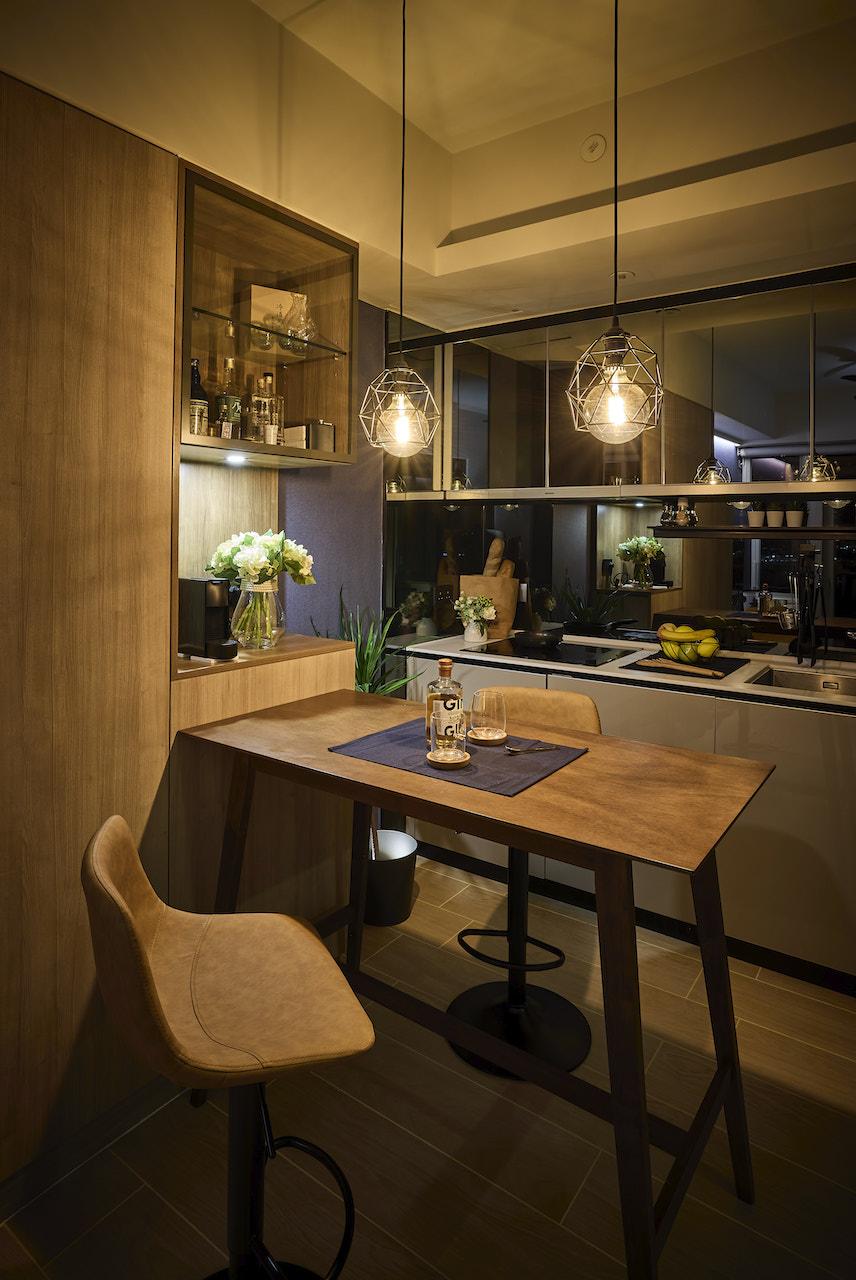 This Moody 600-sq.ft. Apartment in Tung Chung Has Tons of Character