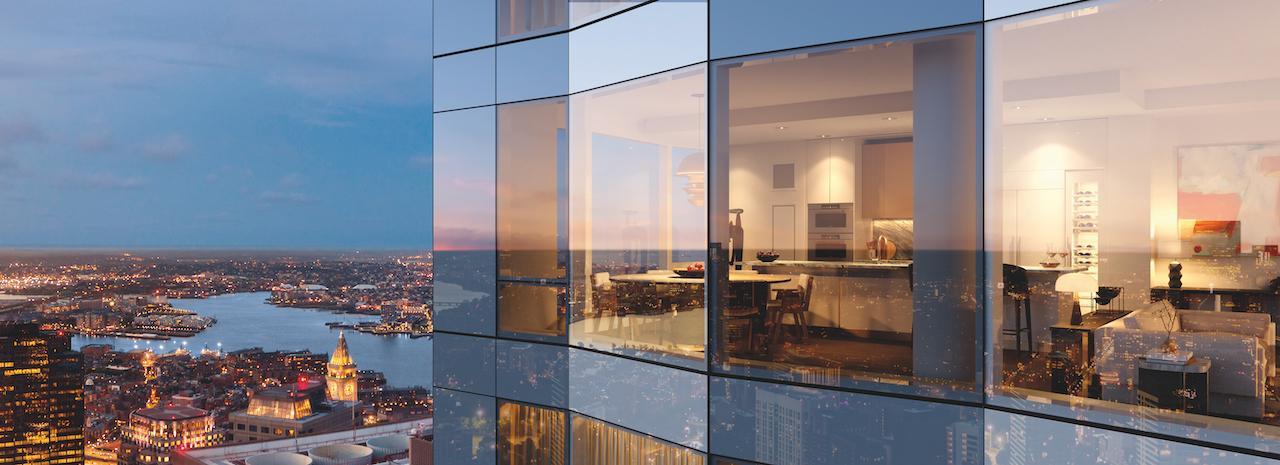 波士頓金融區的全新豪宅，配備無敵河景打造舒適生活感