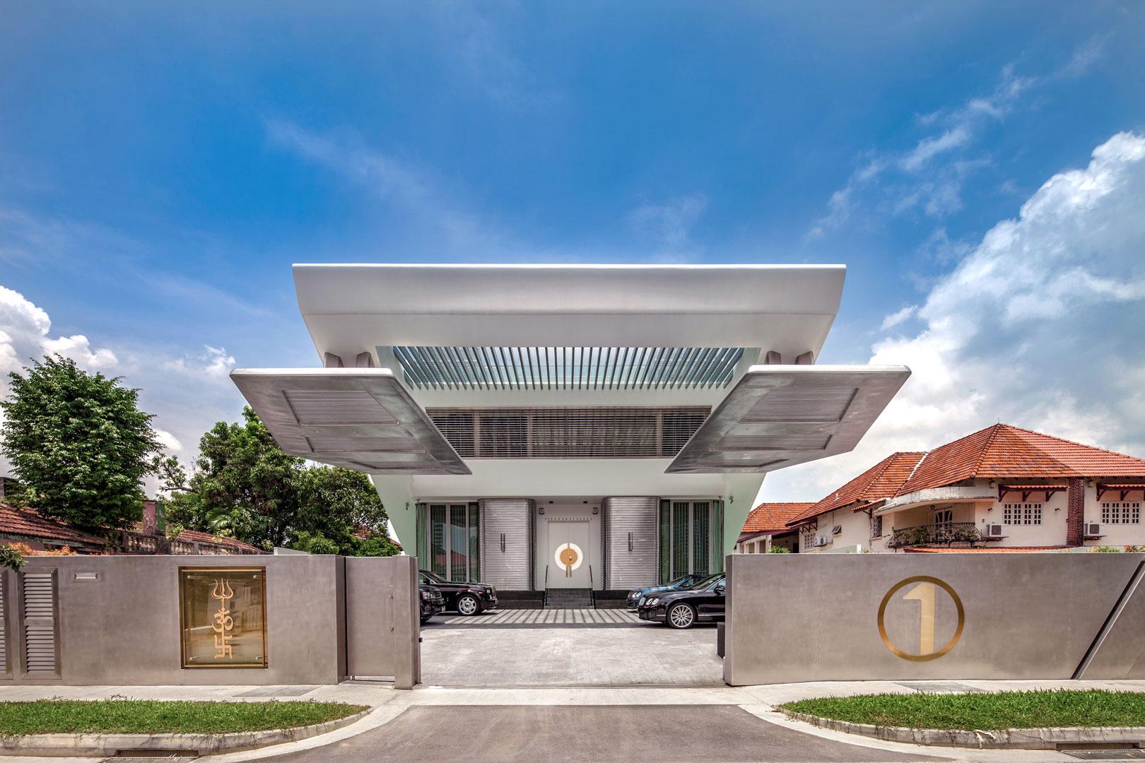 How a Lamborghini Car Inspires this Futuristic House in Singapore