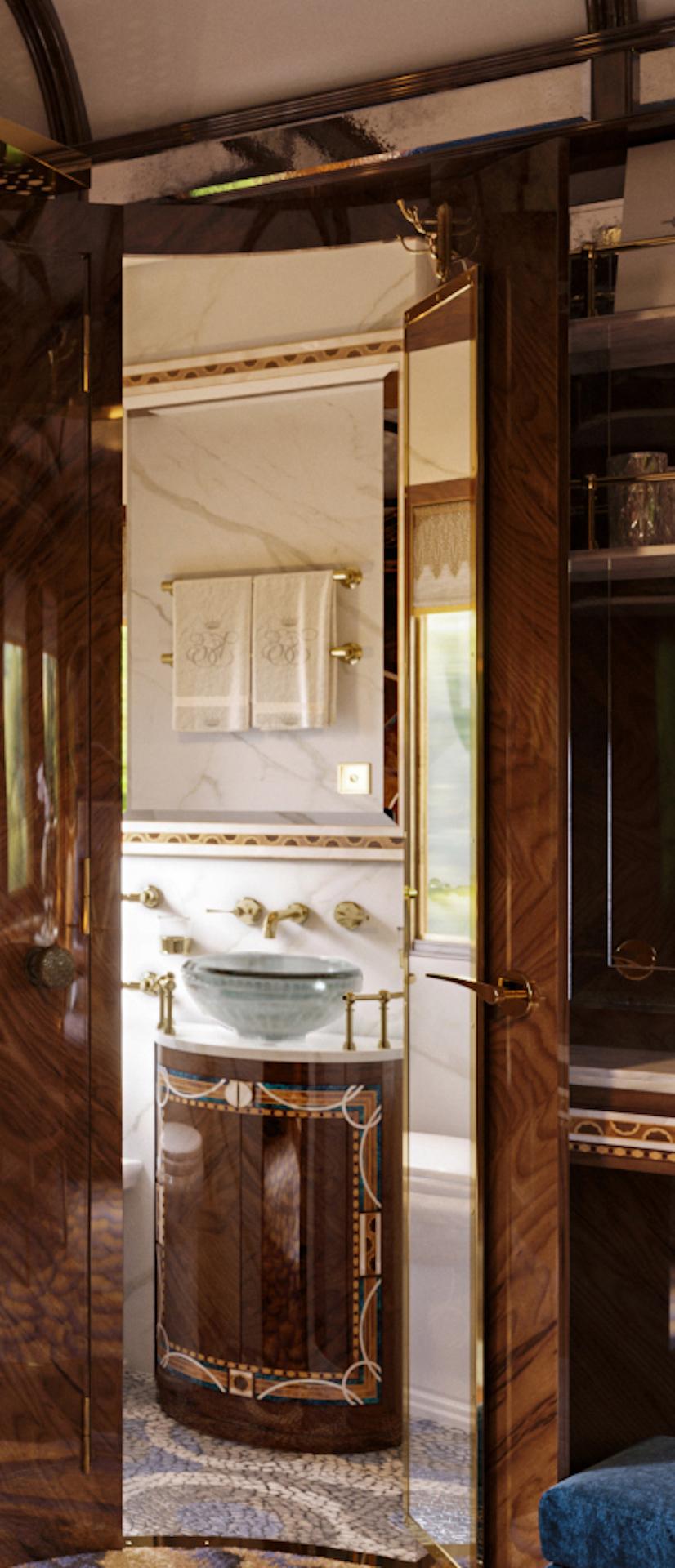 Bathroom on The Orient Express 