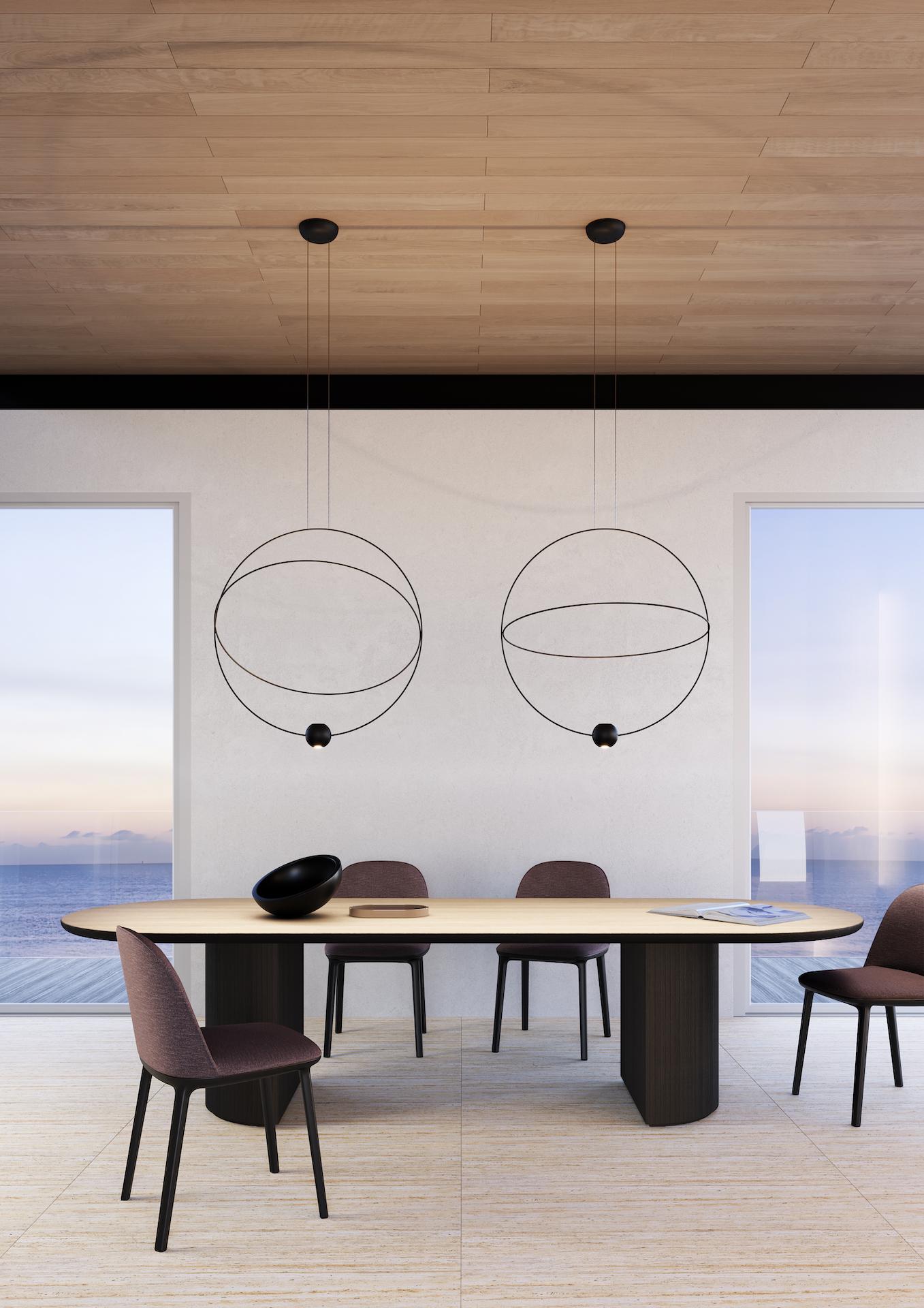 Lodes' New Elara Suspension Lamp is a Minimal and Sculptural Beauty