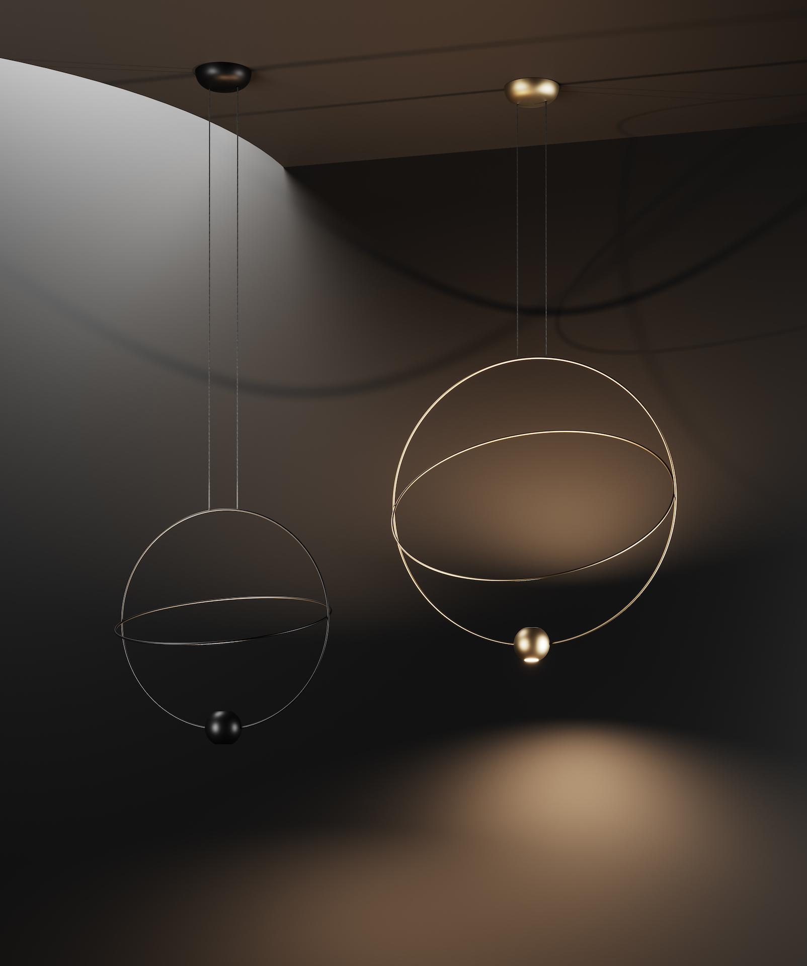 Lodes' New Elara Suspension Lamp is a Minimal and Sculptural Beauty