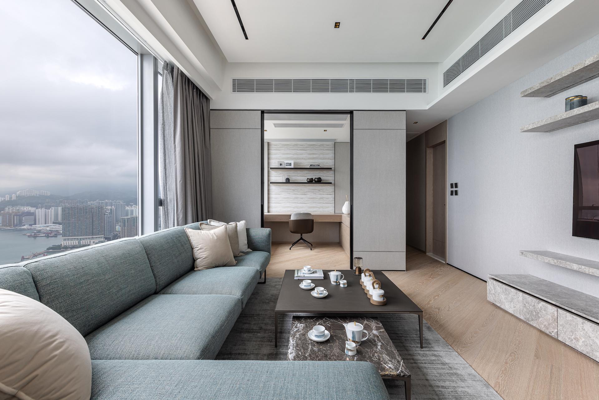 This 1,361-sq.ft. West Kowloon Home Has a Sense of Grandeur 