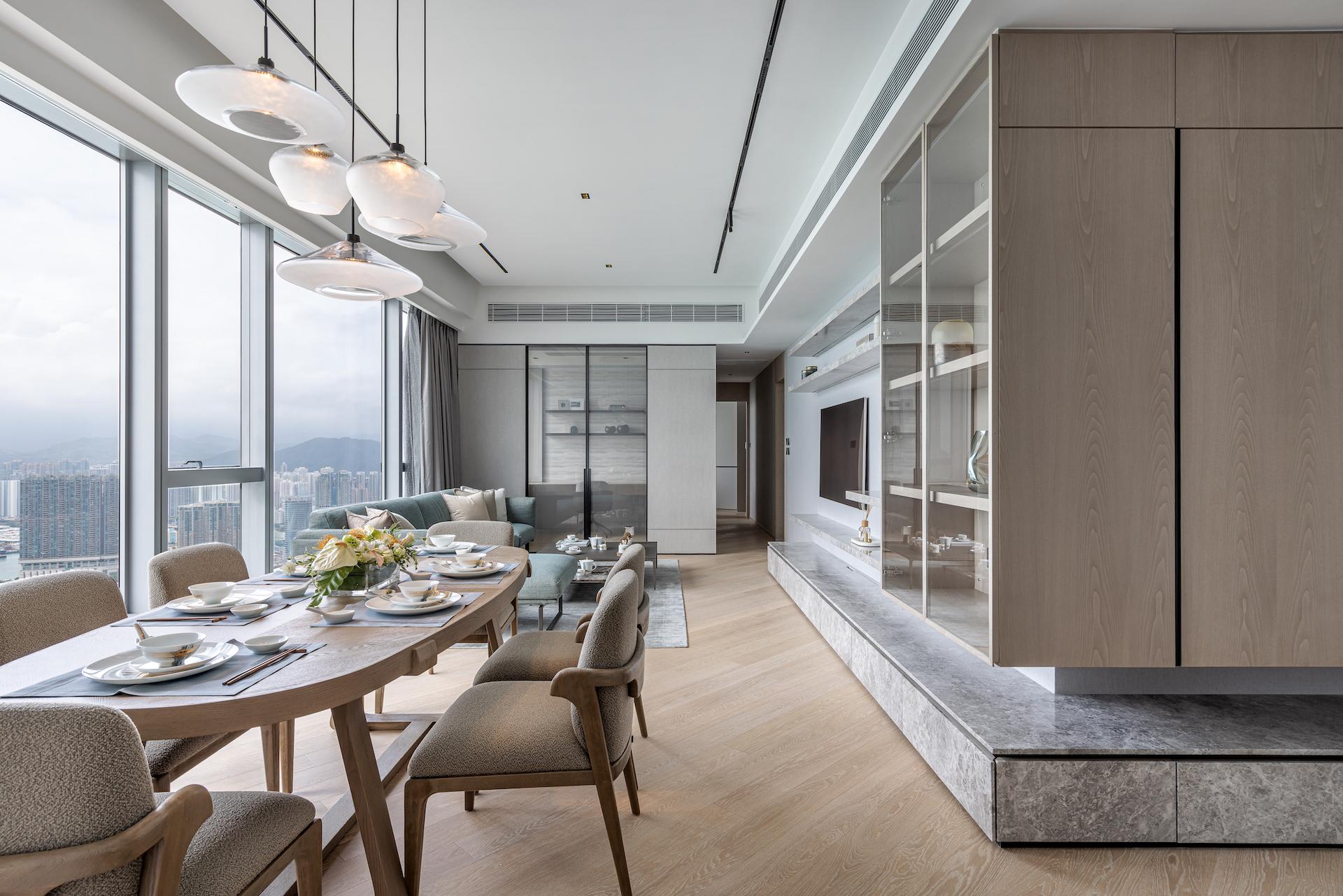 This 1,361-sq.ft. West Kowloon Home Has a Sense of Grandeur 