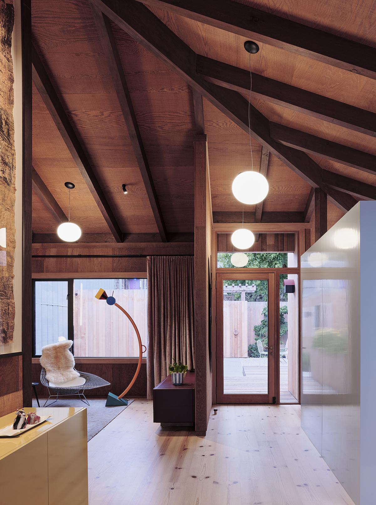 Vintage Redwood Meet Contemporary Touches in This 1970s San Francisco Hillside House