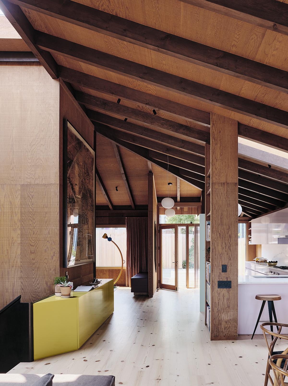 Vintage Redwood Meet Contemporary Touches in This 1970s San Francisco Hillside House