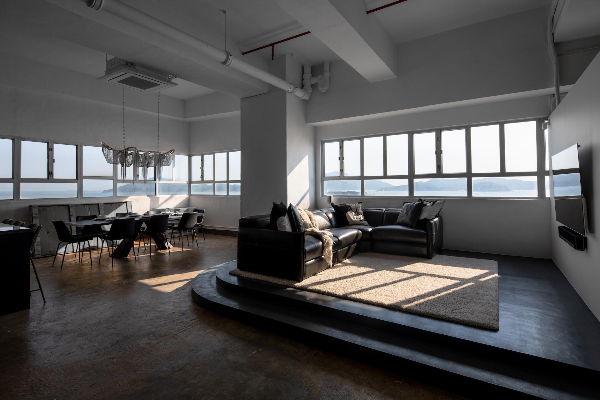 薄扶林工業大廈改造的1,600呎單位，舒適靈活的生活空間兼工作室
