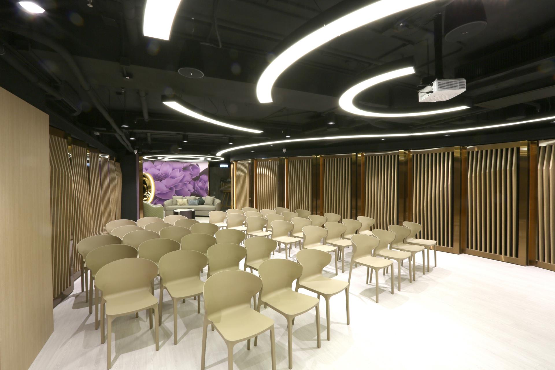 Heritage, legacy and delicate light play inspire this elegant event space in Mong Kok