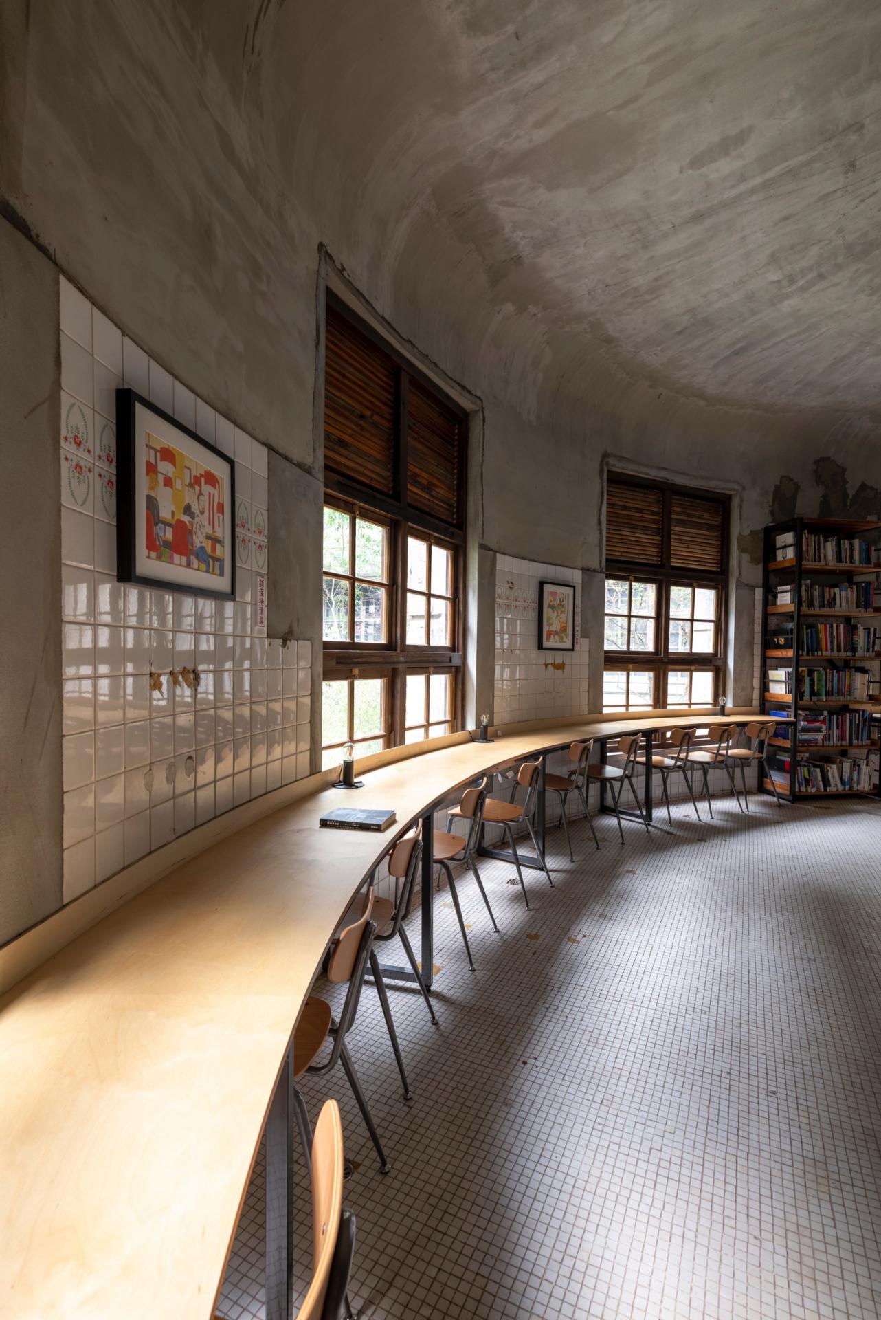 An 83-year-old Taipei bathhouse is transformed into a library and cultural venue