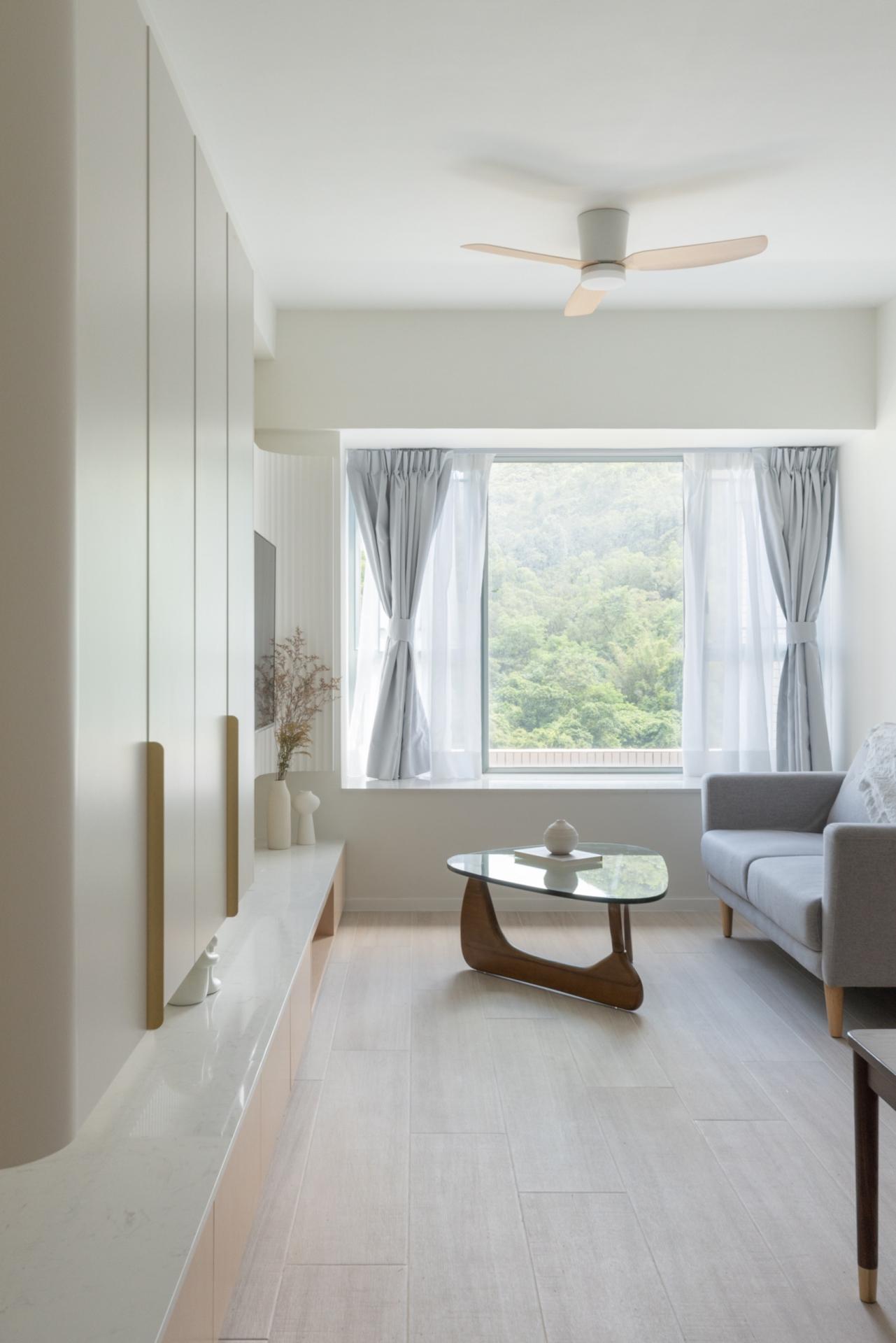  This 498 sq. ft. Japandi-style apartment in Tiu Keng Leng is a picture of serenity