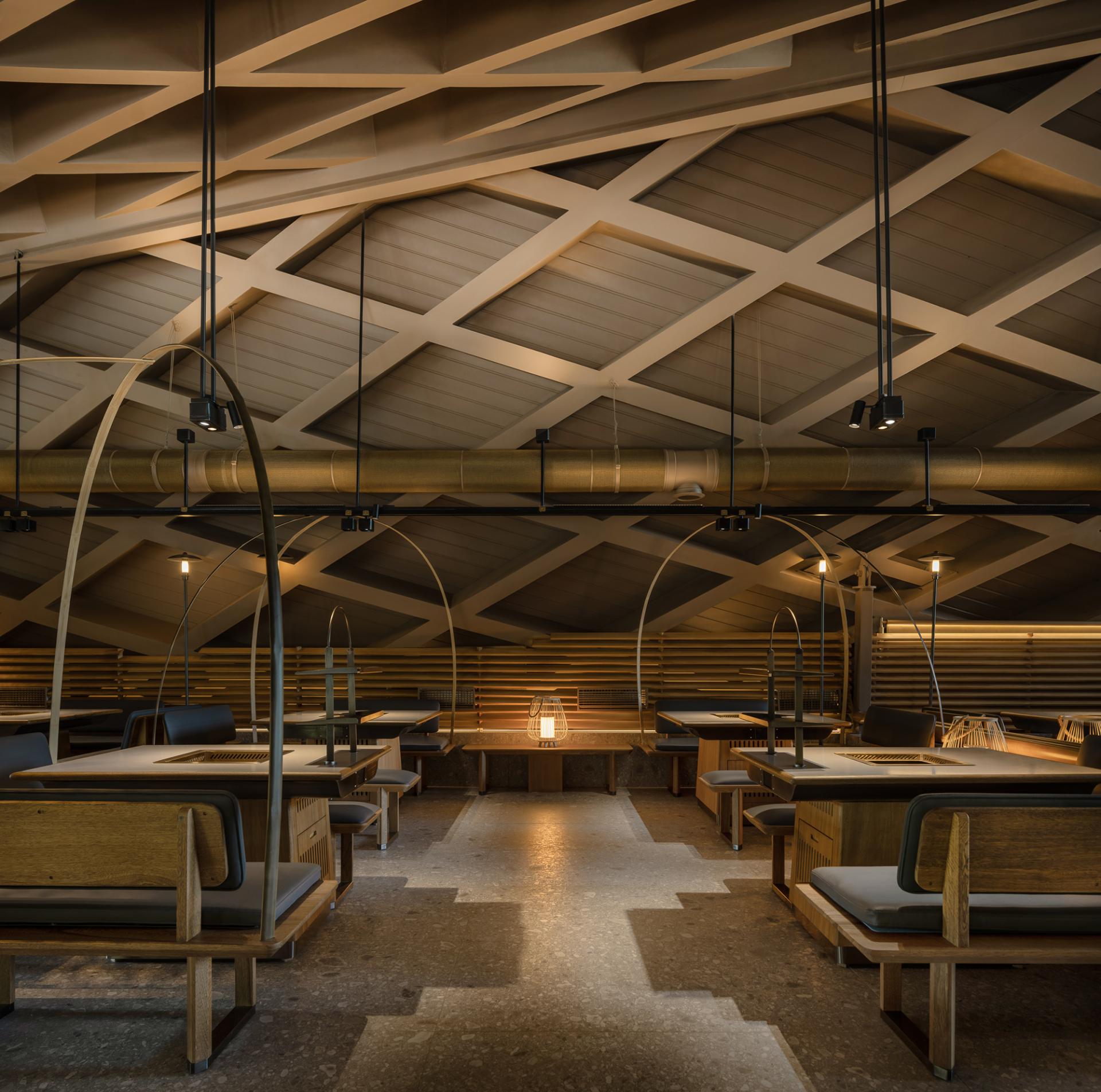 This modern hotpot restaurant in Sichuan is a stunning bamboo oasis