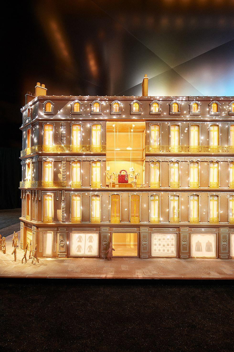 Dior transforms Harrods into a gigantic gingerbread house for Christmas