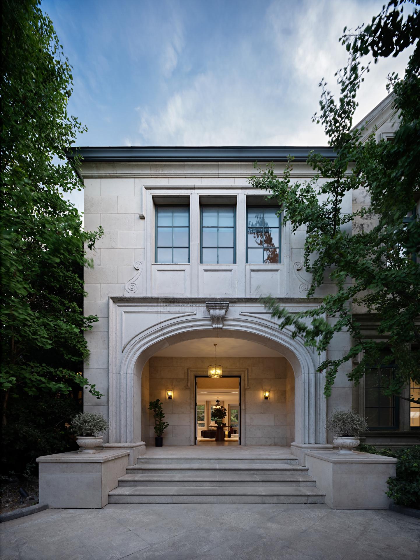 UD Studio creates a warm, minimalist home in this French-style villa in Shanghai