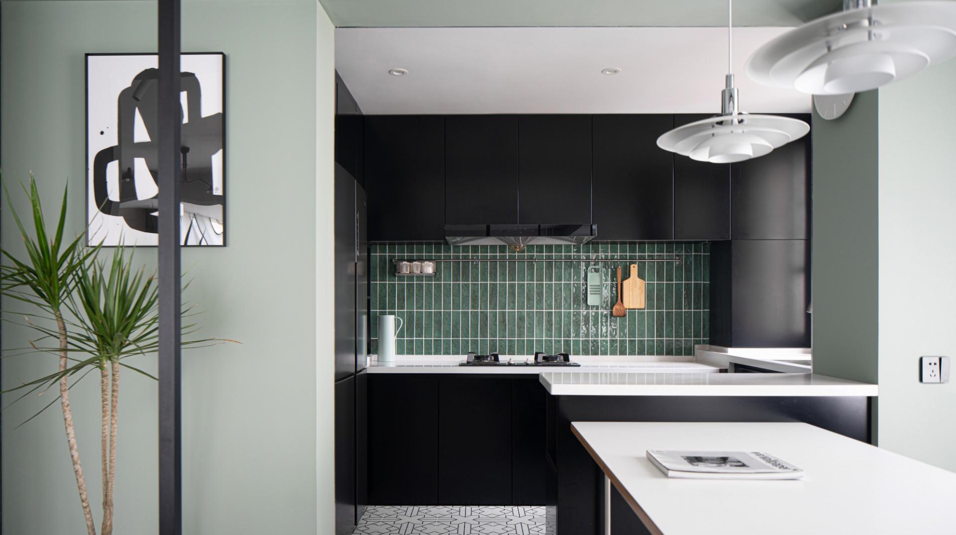  This cosy grey and green flat is a pandemic dream home