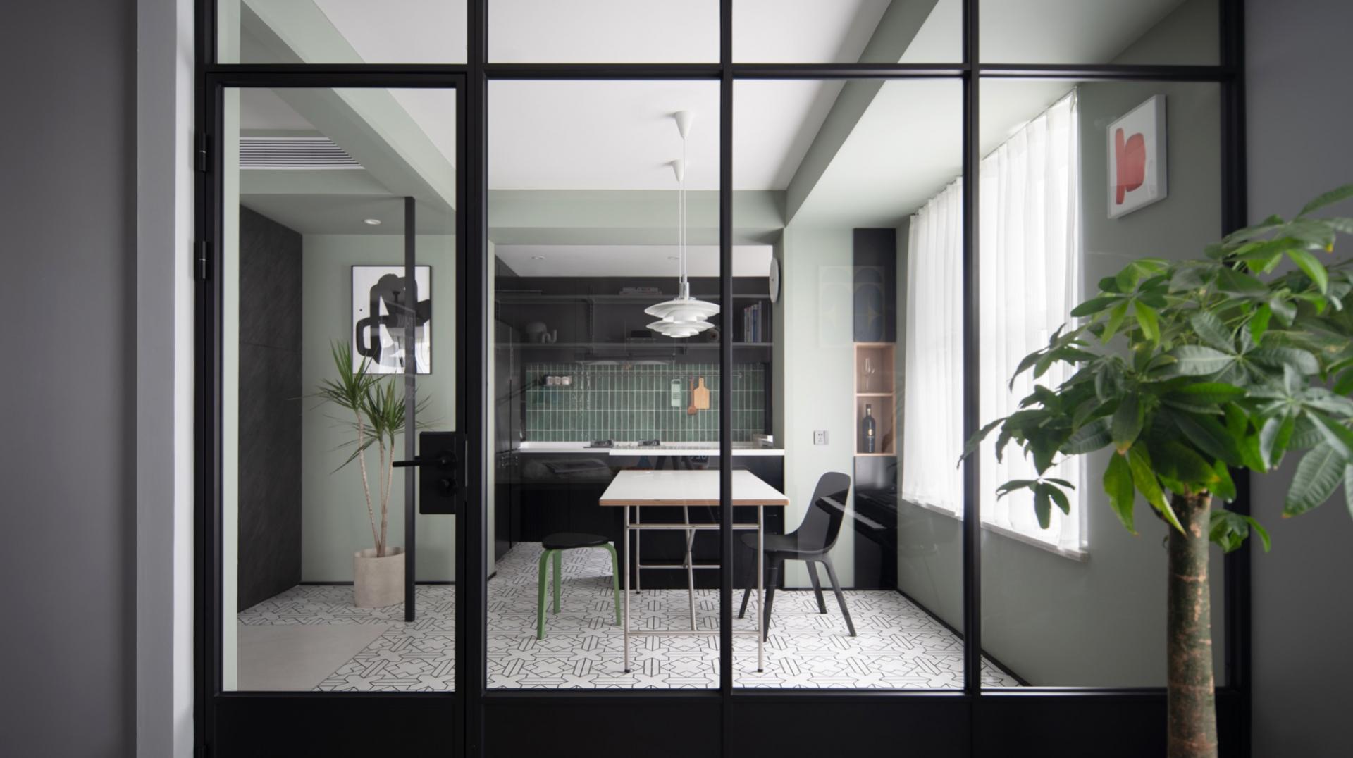  This cosy grey and green flat is a pandemic dream home