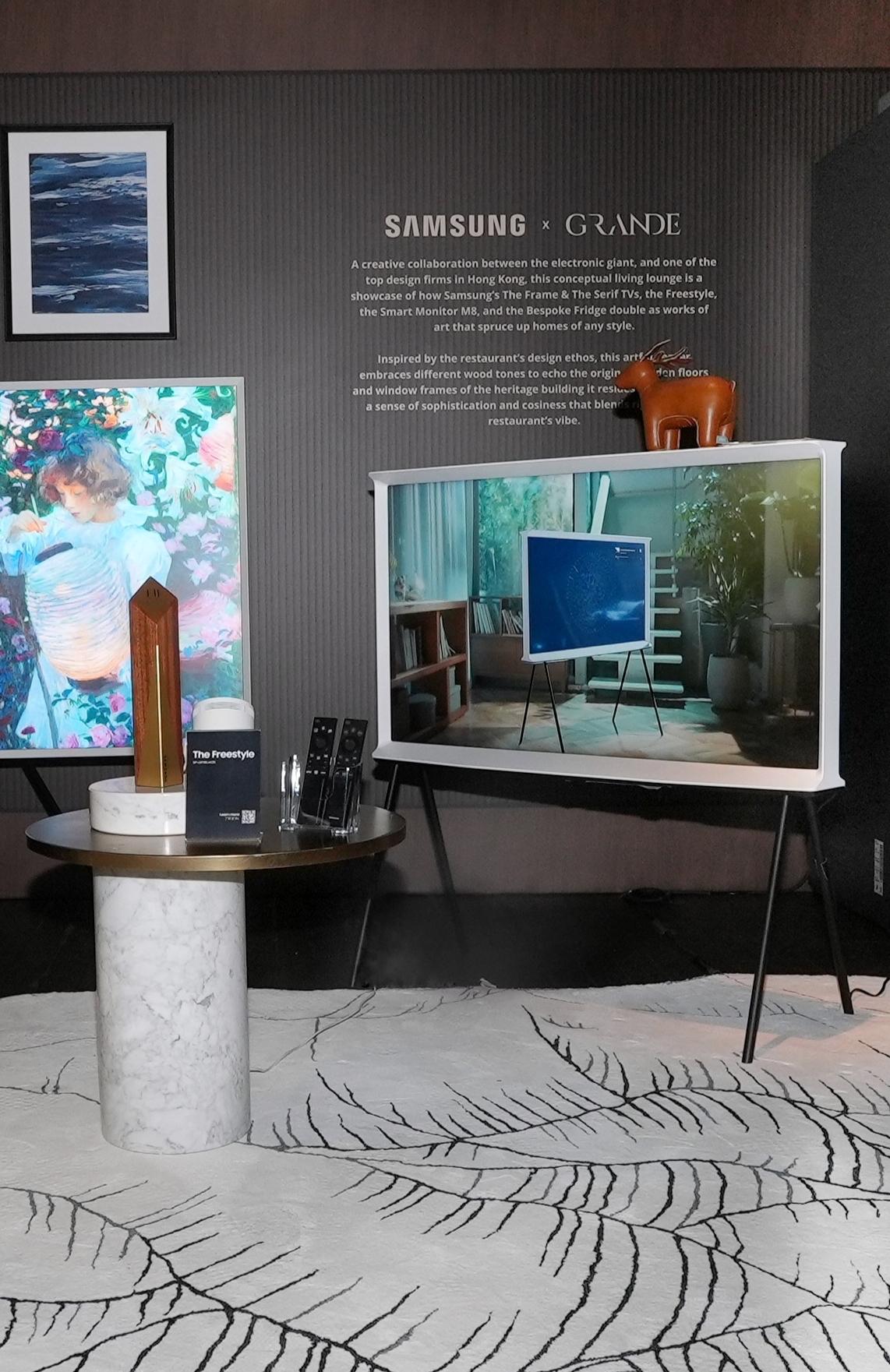 Samsung x Grande Interior Design Bespoke Lifestyle Corner