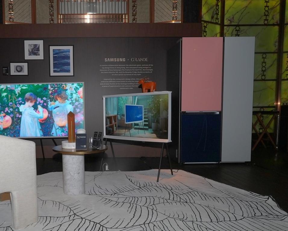Samsung x Grande Interior Design 展示 Bespoke 設計生活品味空間