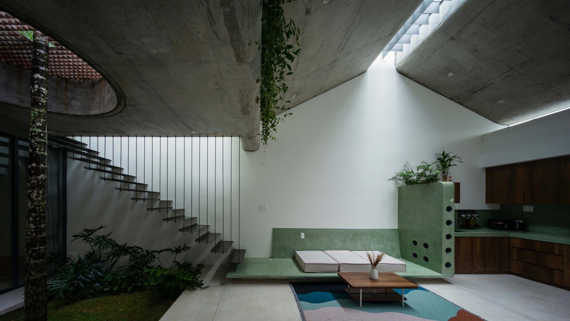 This home in Vietnam incorporates the essence of a botanical garden into its design