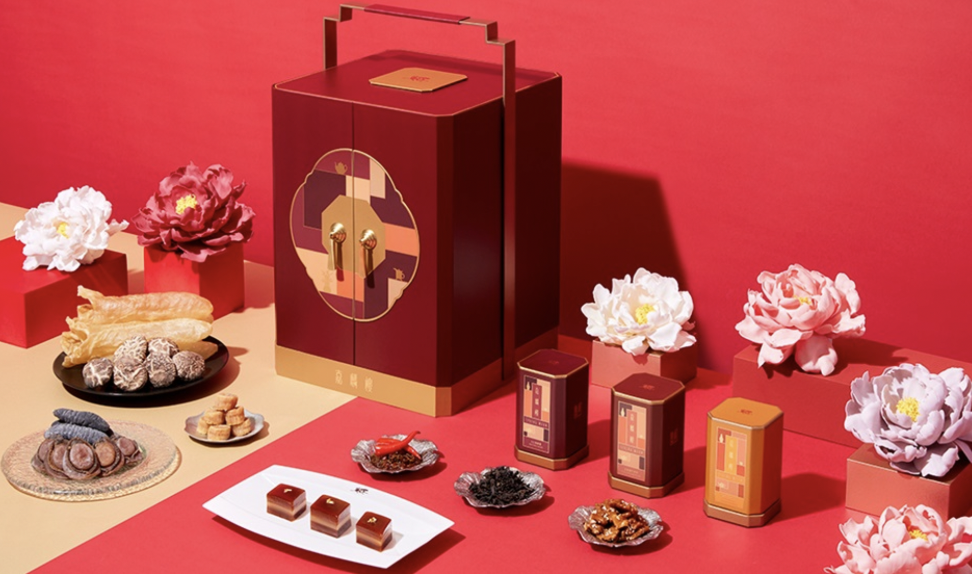 Elegant Chinese New Year Gift Basket