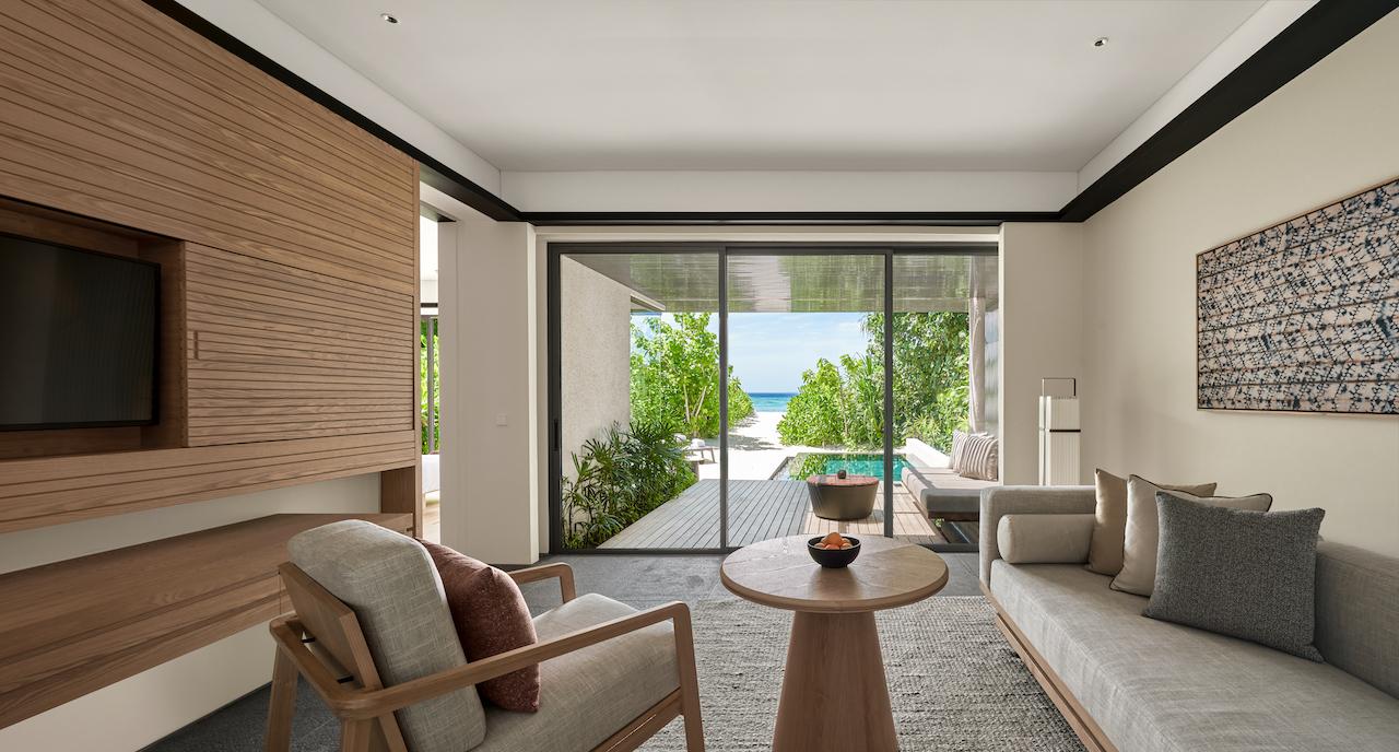 馬爾代夫上的頂級度假村，猶如居家生活的舒適設計