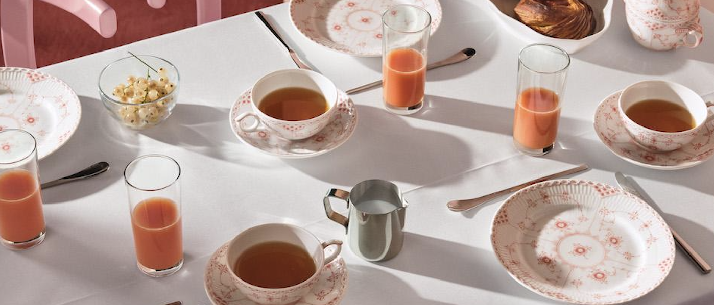 CenturyOld Danish Tableware Brand Now in Coral Colour, Adding