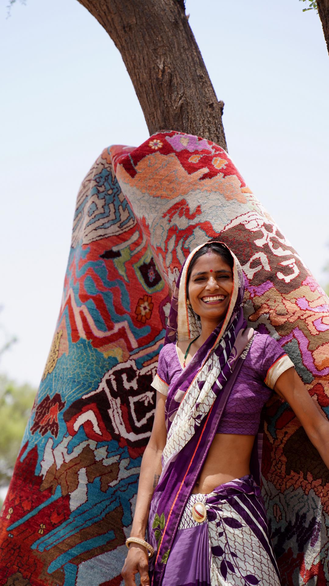 How Jaipur Rugs' Manchaha Collection is Changing the Lives of Female Carpet Makers