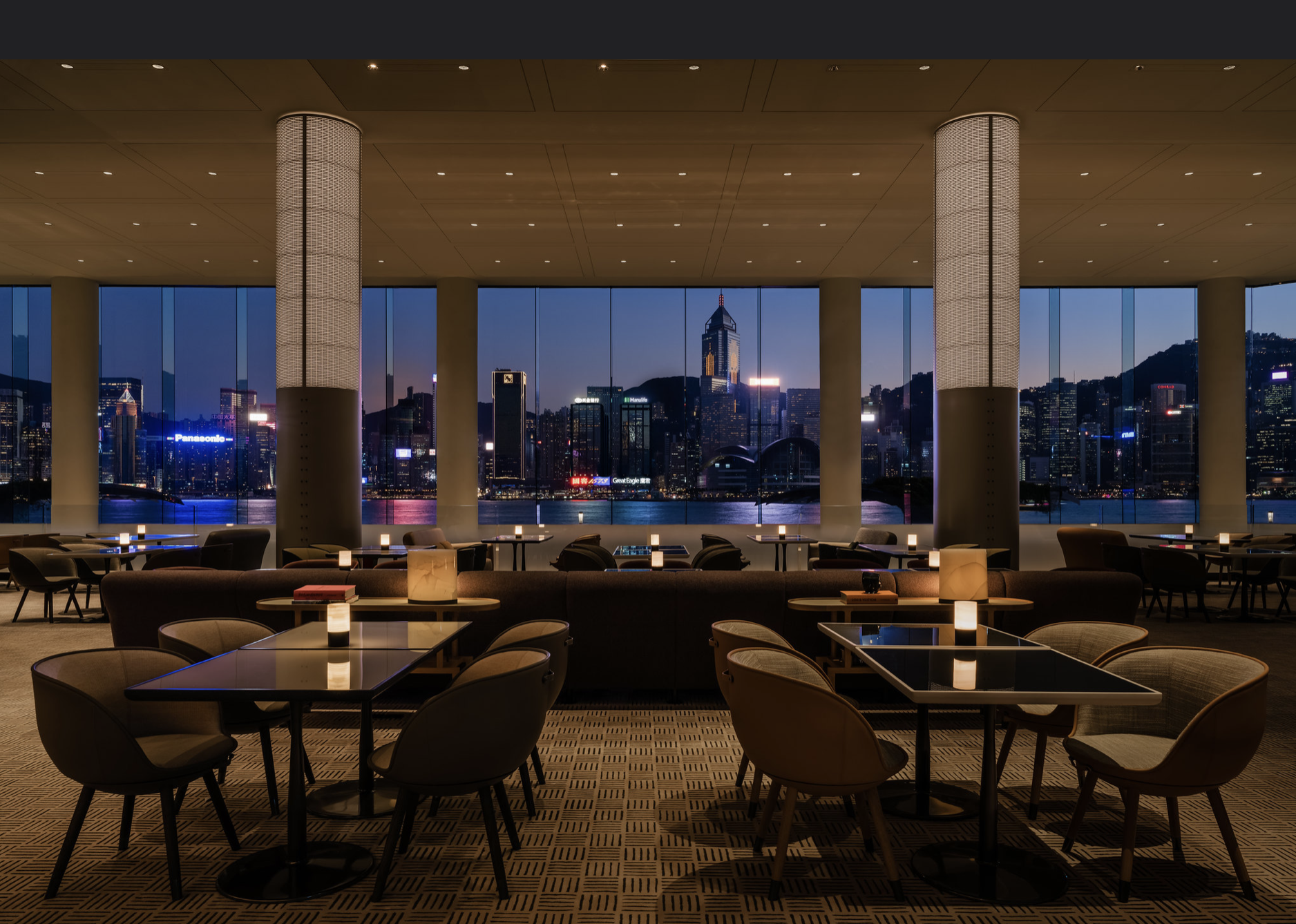 香港麗晶酒店重新開幕，讓人一睹盧志榮設計的對比美學