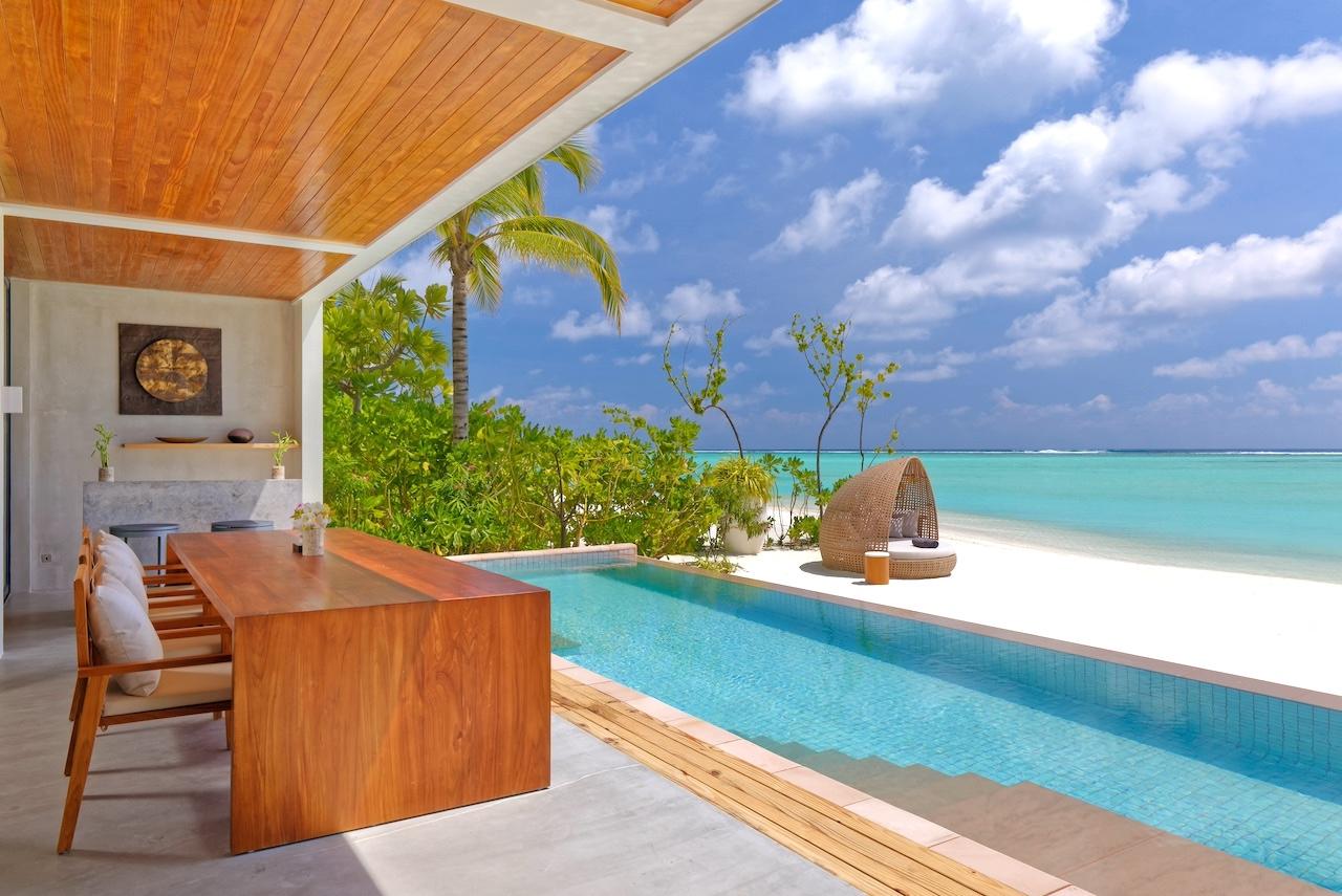 馬爾代夫度假村，糅合環保概念與極簡風格