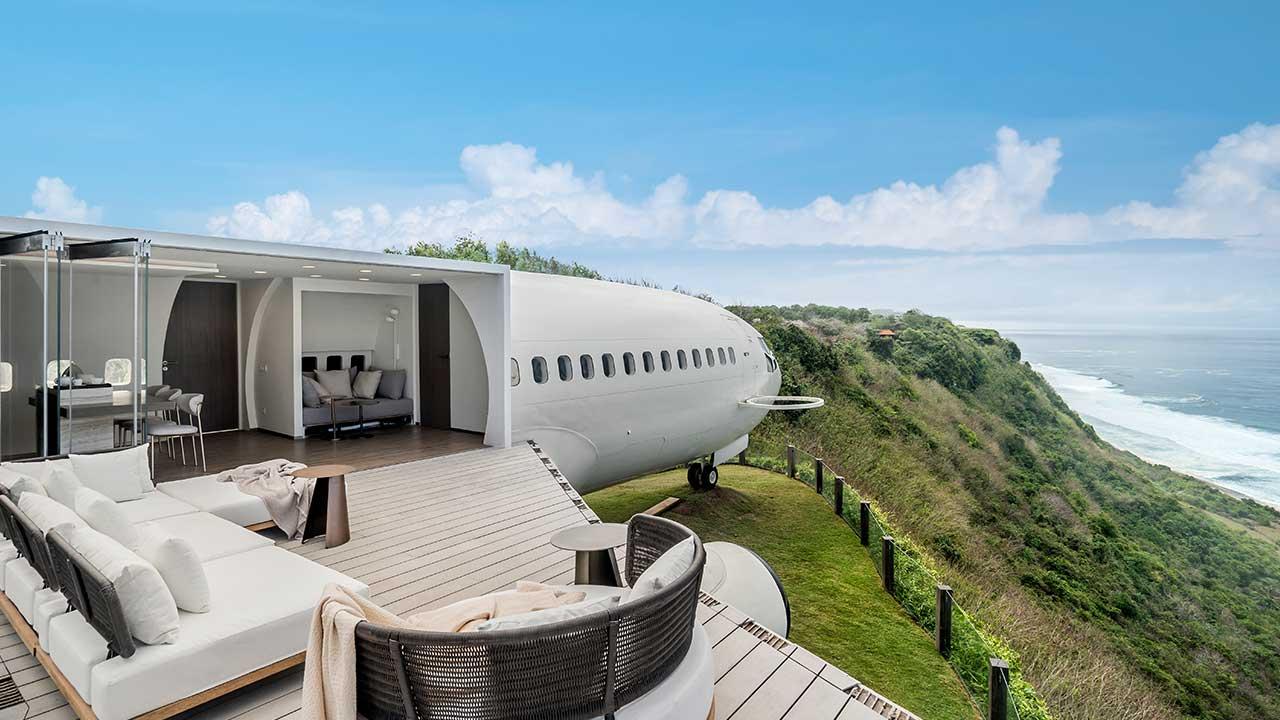 Take a Flight to Nowhere in this Private Jet Villa in Bali