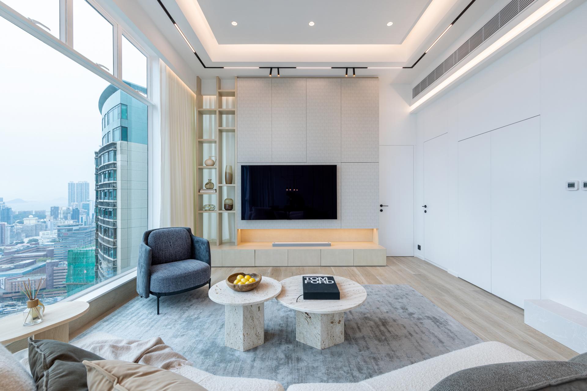 This 1,700 sq. ft. Penthouse in Royal Peninsula, Hung Hom is a Haven of Sophistication