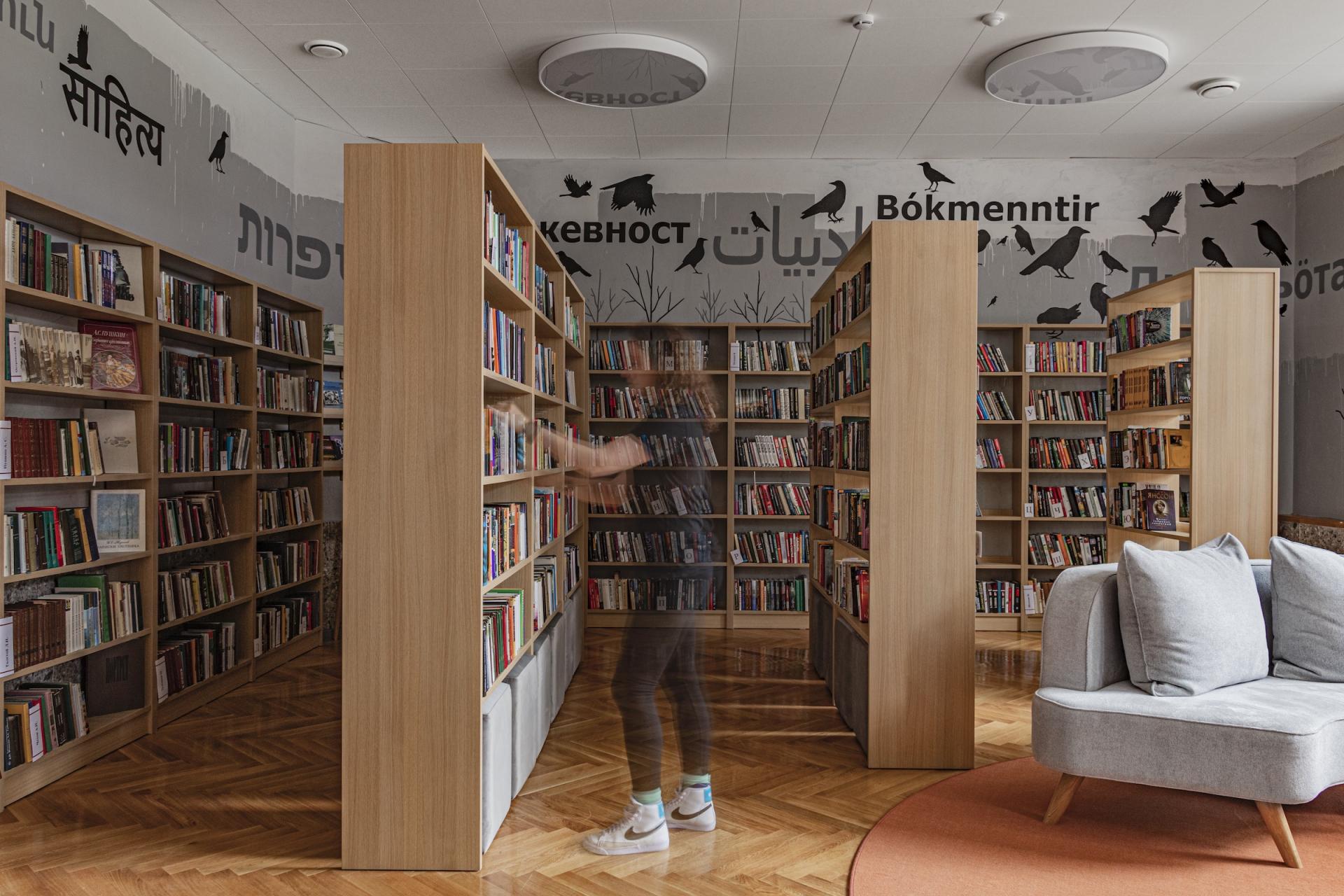 A 10,700 sq. ft. Small Town Library in Russia Gets a Creative Revamp Inspired by Soviet Era Aesthetics
