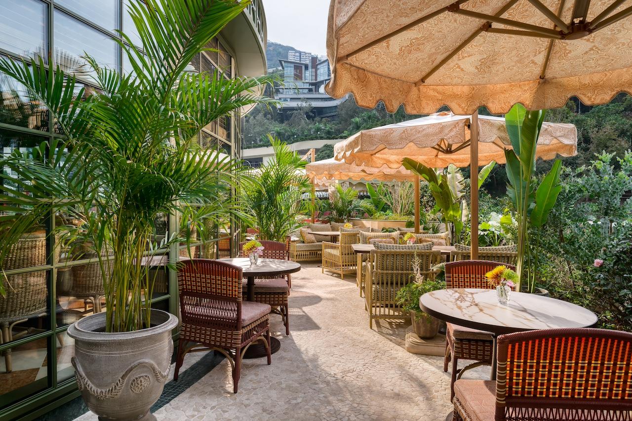 茗悅：港島香格里拉酒店內之特色餐廳，綠意盎然