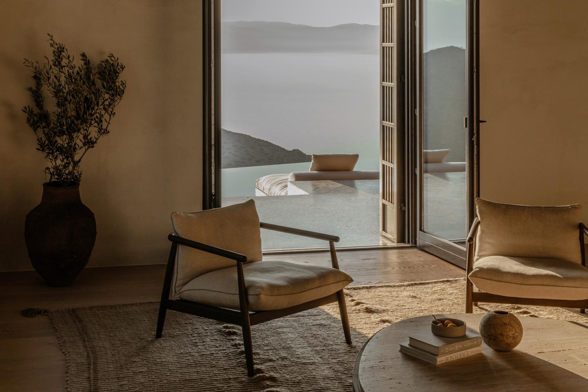 愛琴海村落文明，成為這套希臘渡假屋的靈感起點