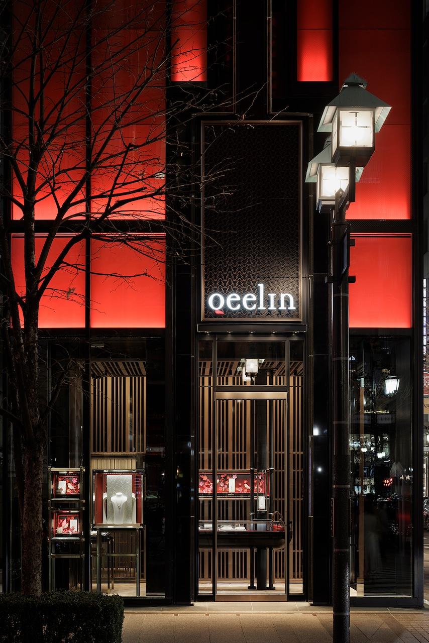 東京的Qeelin珠寶旗艦店，東方元素融合現代設計手法