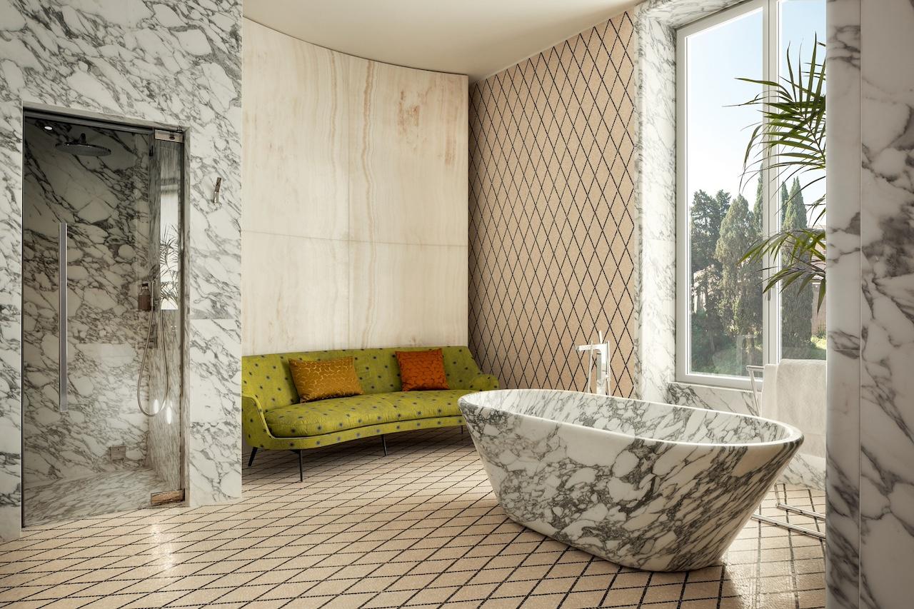 Inside the historic Bulgari Hotel in Rome