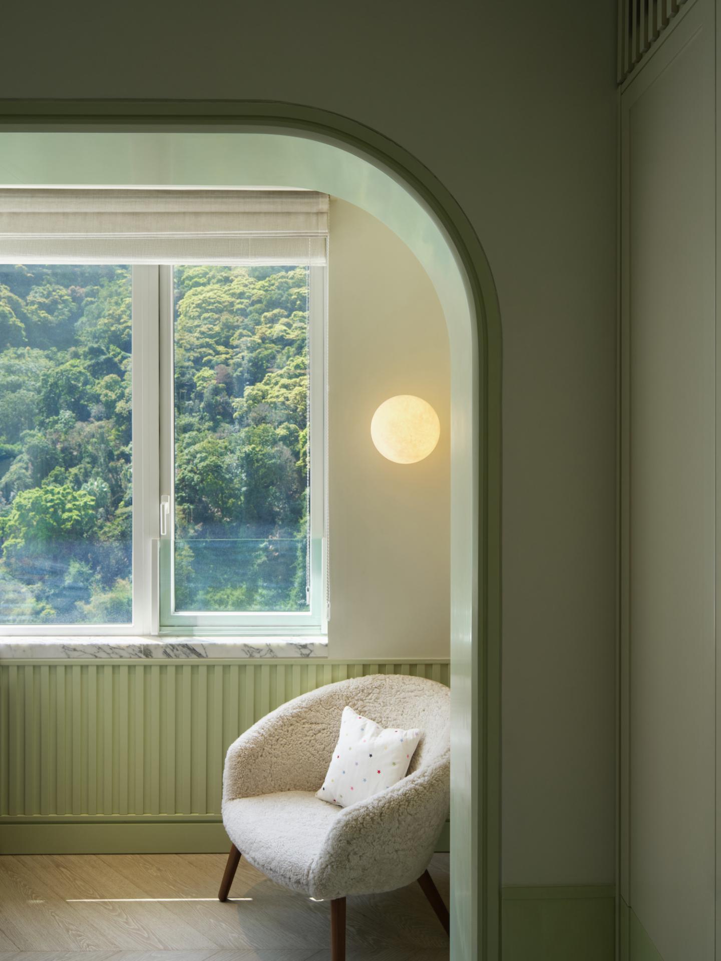 This 2,500 sq. ft. Sheung Wan Apartment has a Family Library 