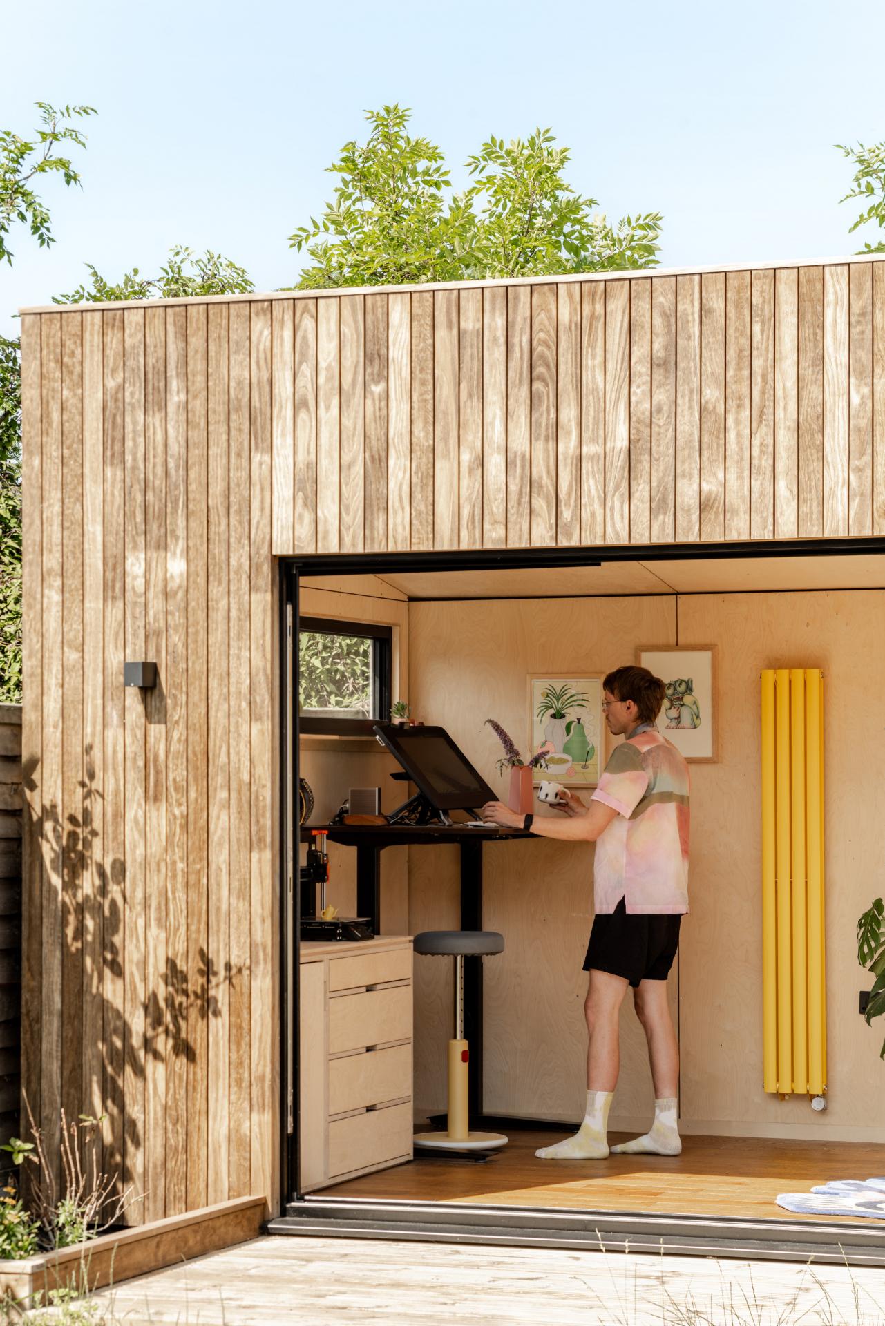 Reimagining Workspaces: How a British Designer Crafted the Perfect Garden Home Office