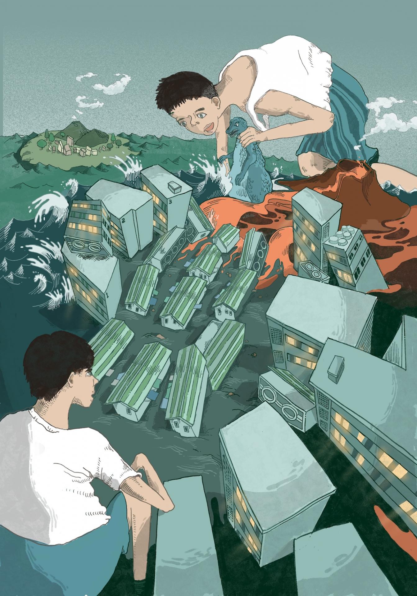 走進本地插畫家Enoch Wong王彥諾的香港地景誌