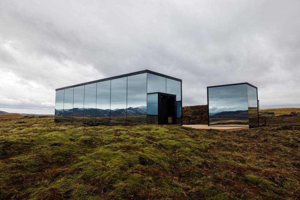 This Iceland Hotel is Clad in Mirrors that Disappear into the Nature