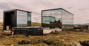 This Iceland Hotel is Clad in Mirrors that Disappear into the Nature